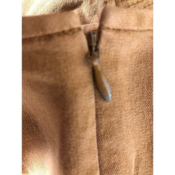 Derek Lam 10 Crosby Corset Waist Dress Fit and Flare Sleeveless Mini Camel Tan 8 - Picture 11 of 14